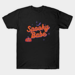 Cute Kawaii Spooky Babe Womens Halloween Outfit T-Shirt